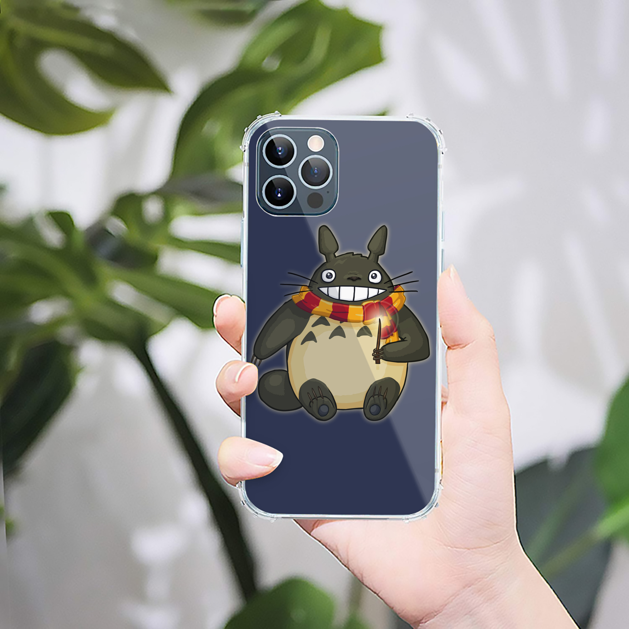 （画像用） となりのトトロ 草壁メイ 草壁サツキ My Neighbor Totoro Satsuki Kusakabe Mei Kusakabe 【iPhone 12シリーズ対応】透明スマホケース（クリアソフトケース）